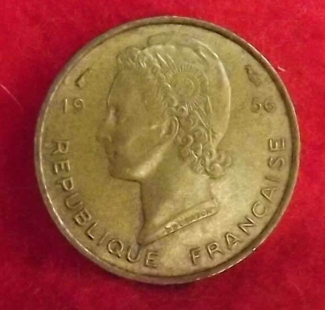 1956 French West Africa 5 Francs