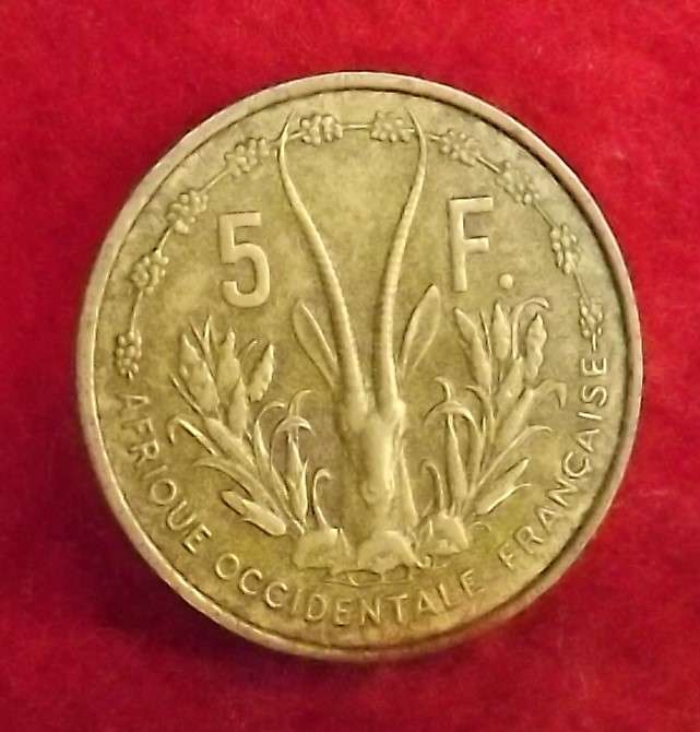 1956 French West Africa 5 Francs