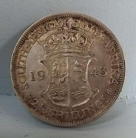 1943 Silver Half Crown Very good grade