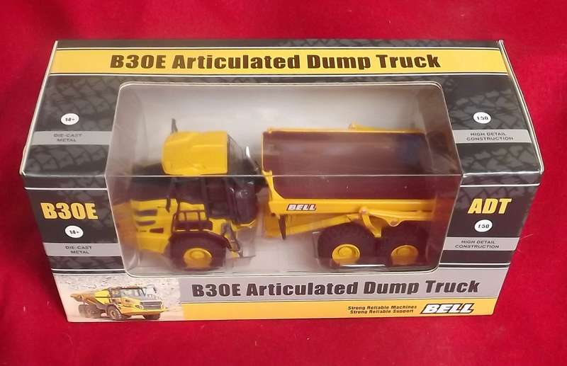 On Special !! Die Cast Bell B30E Articulated Dump Truck Scale 1:50  USK .