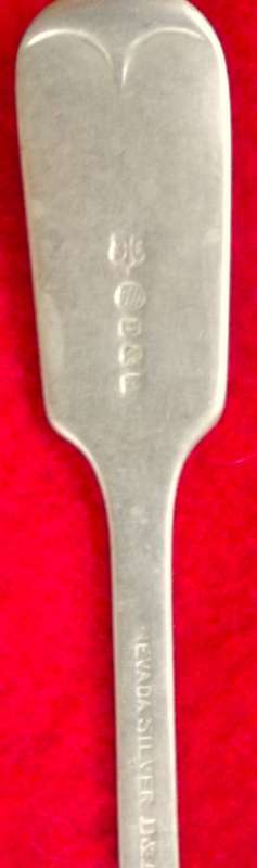 1890 Hallmarked Nevada Silver Spoon