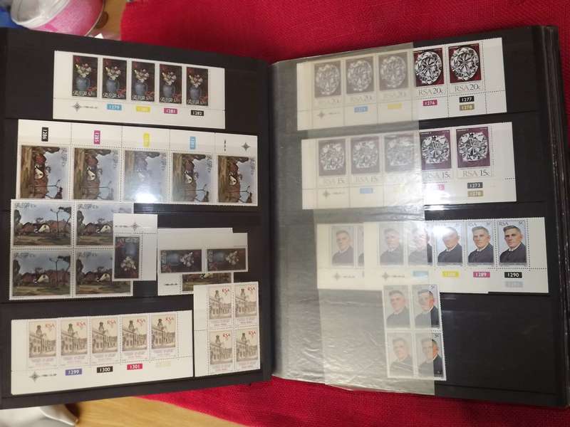 R.S.A Complete Album Control blocks and strips- 36 Pages Mint