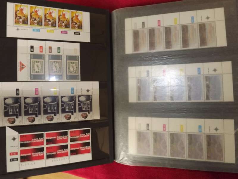 R.S.A Complete Album Control blocks and strips- 36 Pages Mint