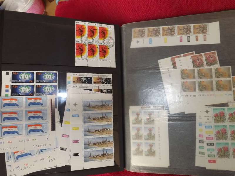 R.S.A Complete Album Control blocks and strips- 36 Pages Mint