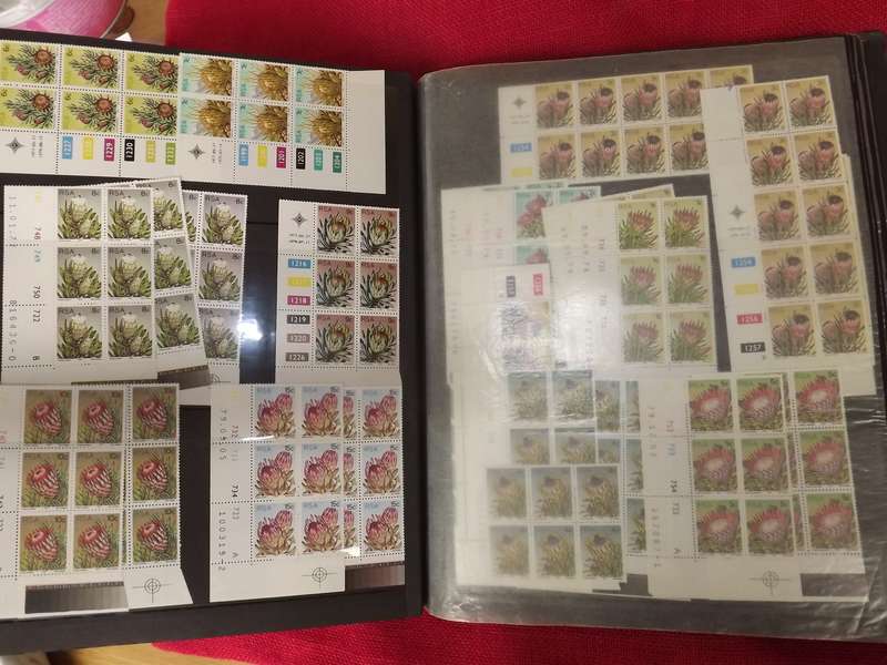 R.S.A Complete Album Control blocks and strips- 36 Pages Mint