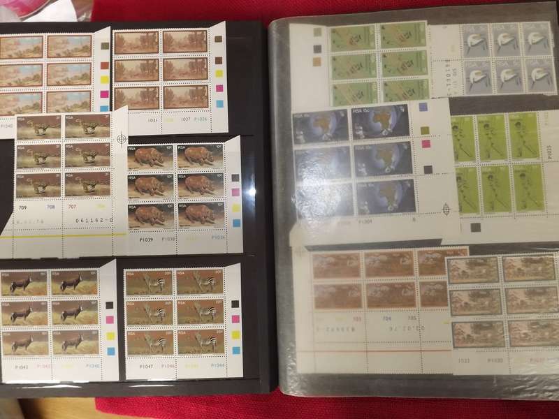 R.S.A Complete Album Control blocks and strips- 36 Pages Mint