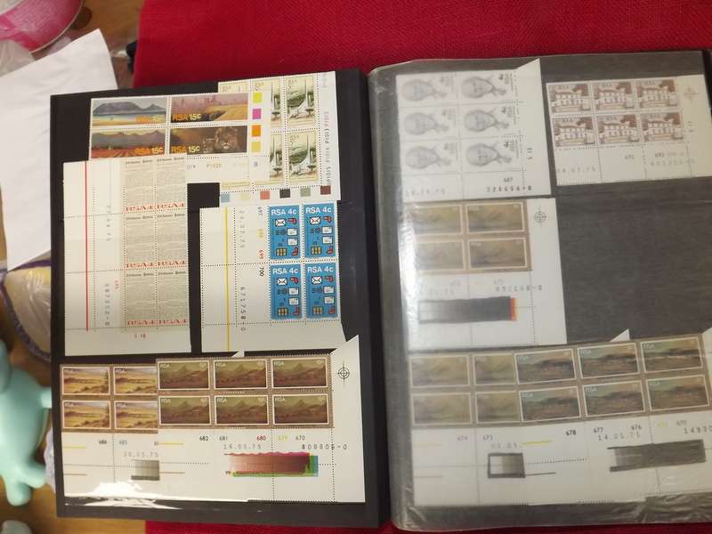 R.S.A Complete Album Control blocks and strips- 36 Pages Mint