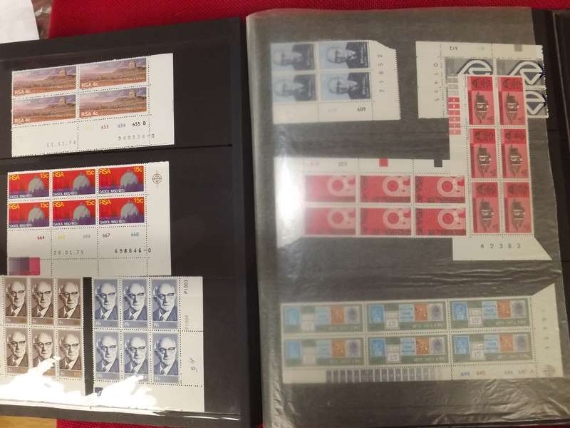 R.S.A Complete Album Control blocks and strips- 36 Pages Mint