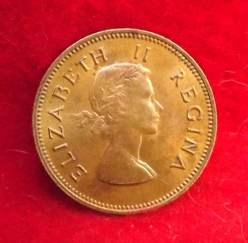 Brilliant 1960 ½ Penny South Africa Uncirculated