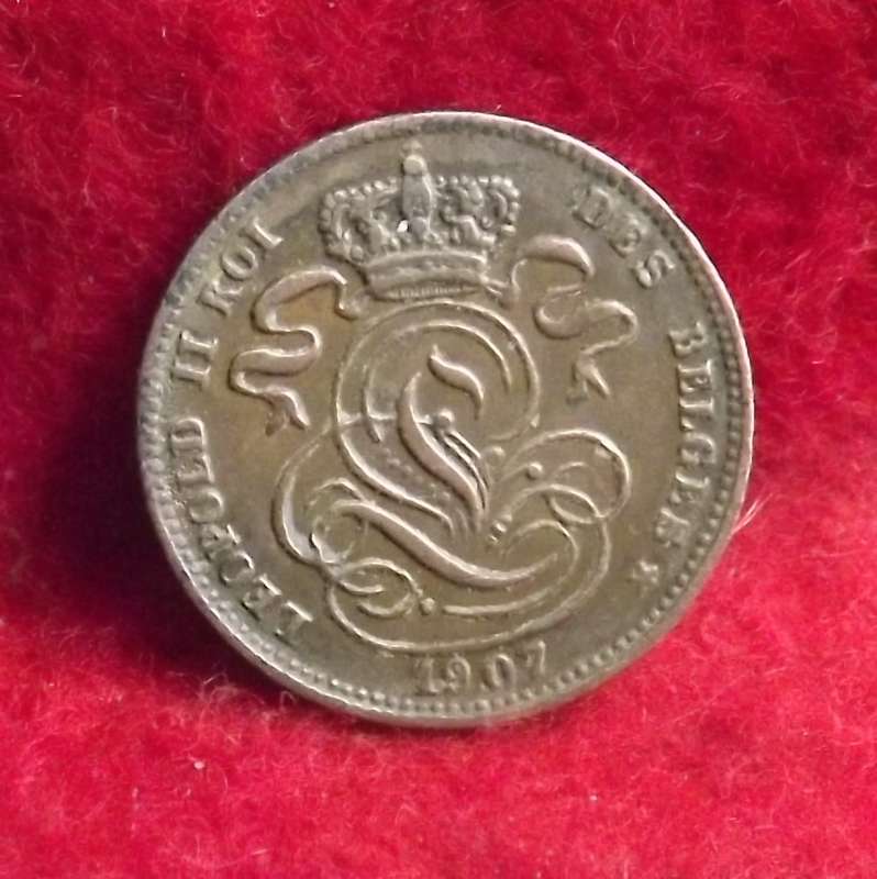 1907 1 Cents Belgium