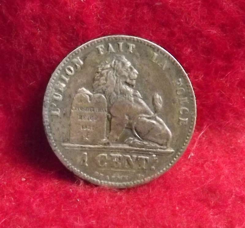 1907 1 Cents Belgium
