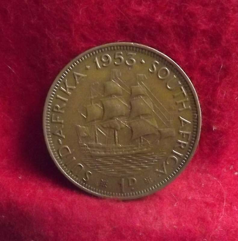 1953 1 Penny South Africa