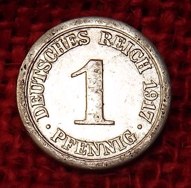 1917 DEUTSCHES REICH 1PFENNIG