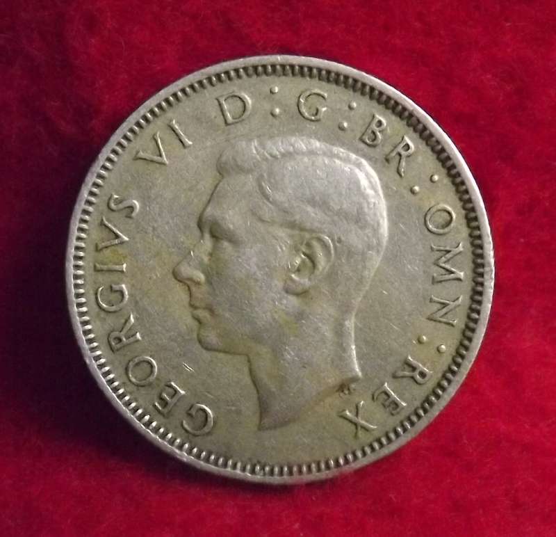 1947 UK Great Britain British 1 Shilling Lion on Crown