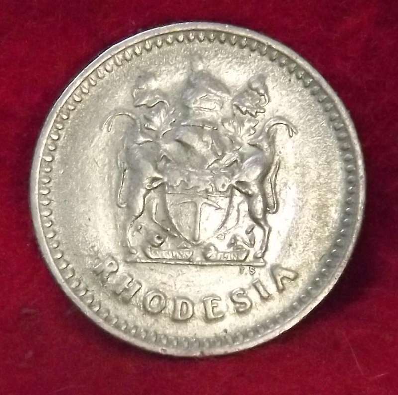 RHODESIA 10 Cents 1975,First Date, UNC Uncirculated