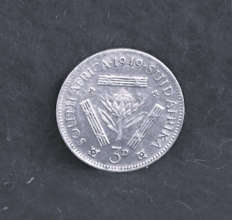 1949 Silver Three Pence