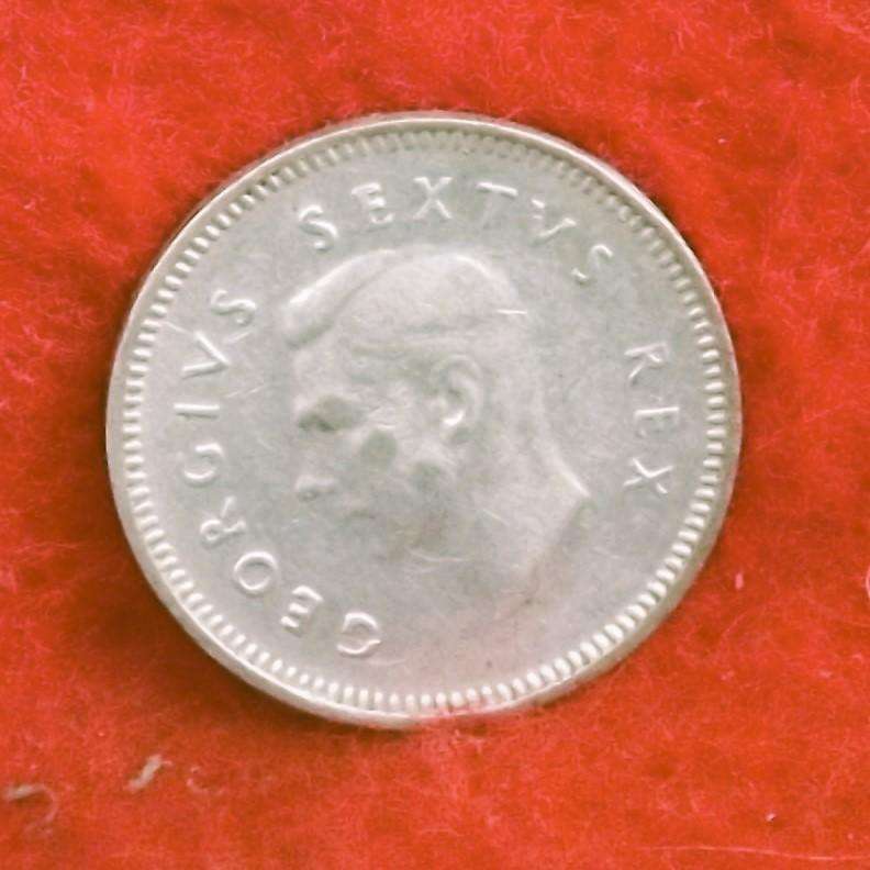 1952 Silver Three Pence