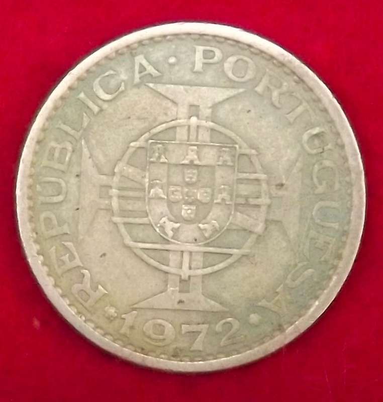 1973 Angola 5 Escudos, Portuguese Rule