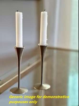 1960 Solingen Germany candle stick holders /Arthur Salm -Germany