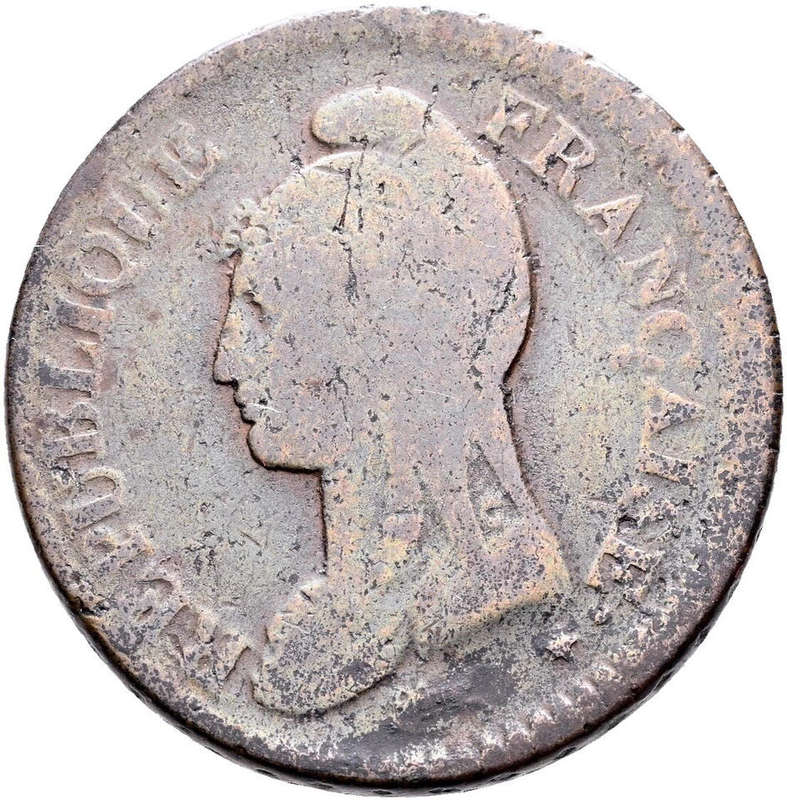 1799 France 1 Decime - First Republic France-