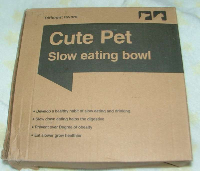 Slow eating bowl For cats and dogs