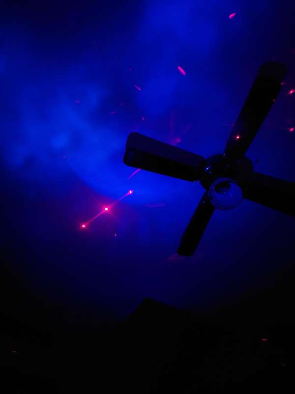 "LaserPod" laser table lamp / projector
