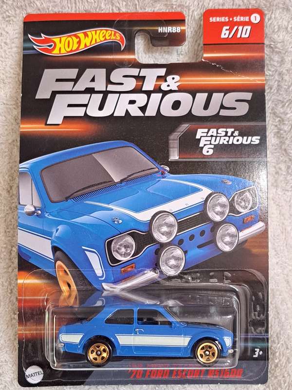 Hotwheels '70 Ford Escort - Fast & Furious Series 1