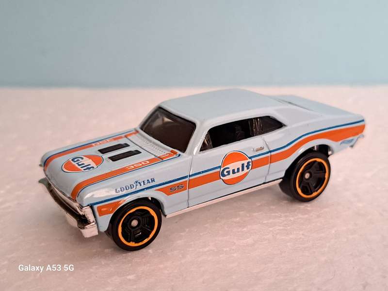 Hotwheels '88 Nova in Gulf Racing Livery