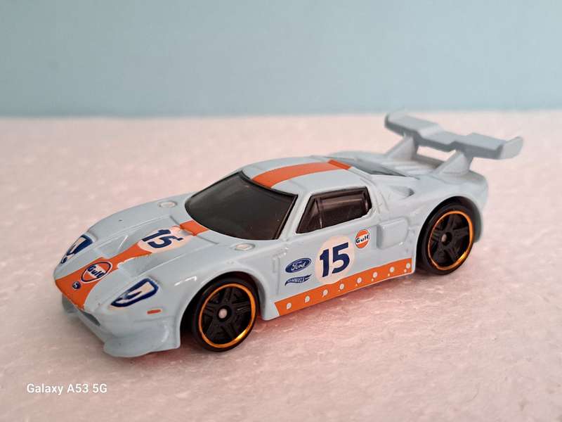 Hotwheels Ford GT in Gulf Racing Livery