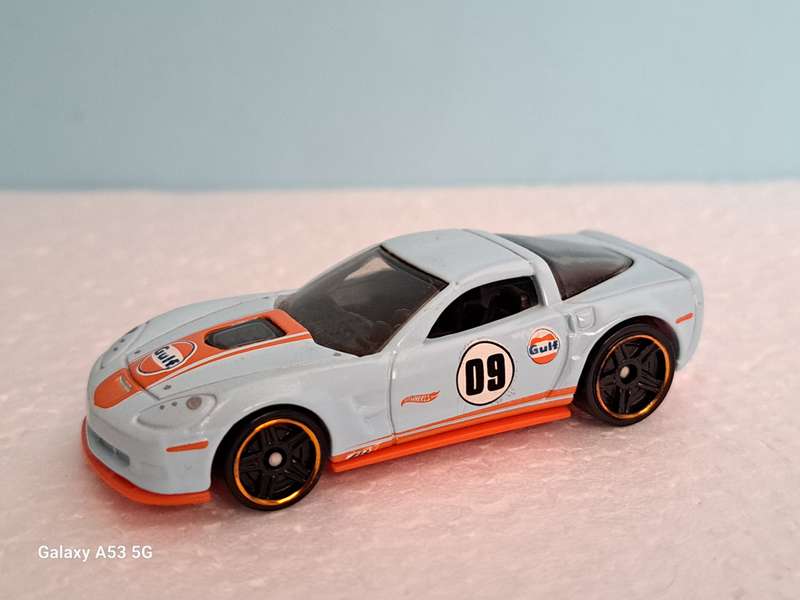 Hotwheels '09 Corvette in Gulf Livery