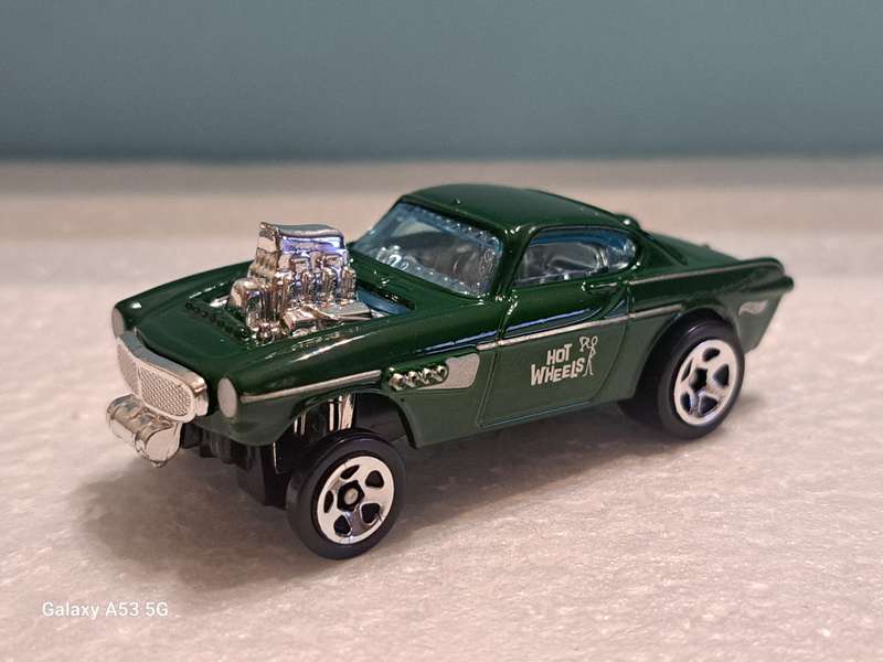 Hotwheels Volvo P1800 Gasser -Green