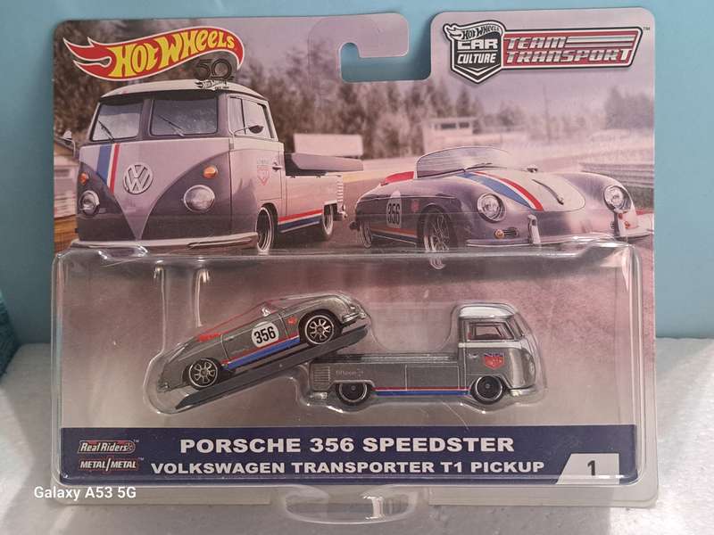 Hotwheels Porsche 365 Speedster and VW Transporter T1 Pickup Set no. 1 - Highly Collectible