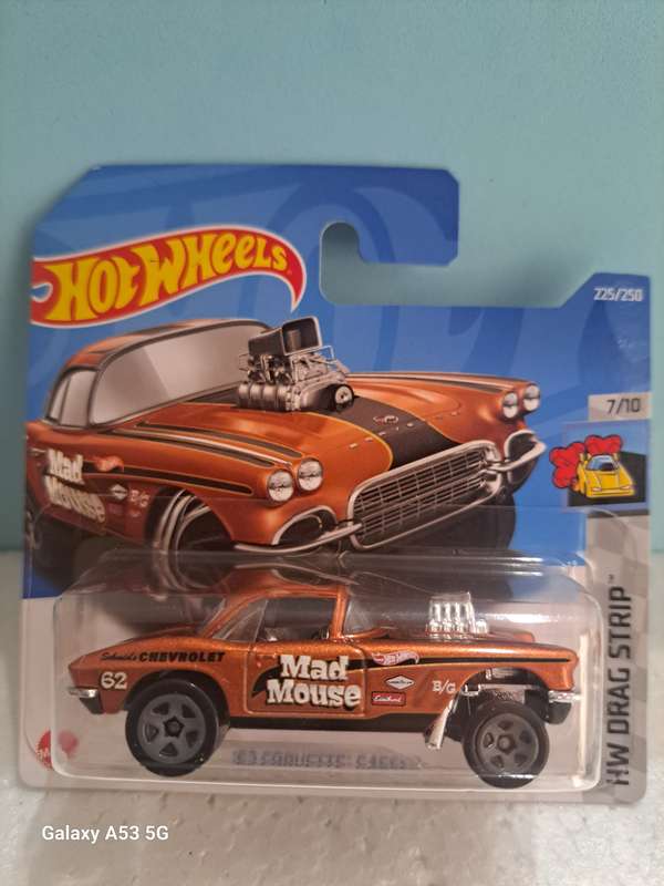 Hotwheels '62 Corvette Gasser 'Mad Mouse'