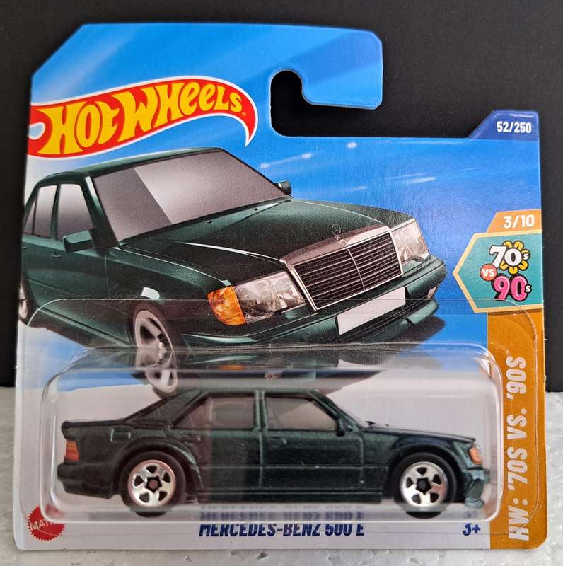 Hotwheels Mercedes Benz 500e (dark green) - very sought after model!