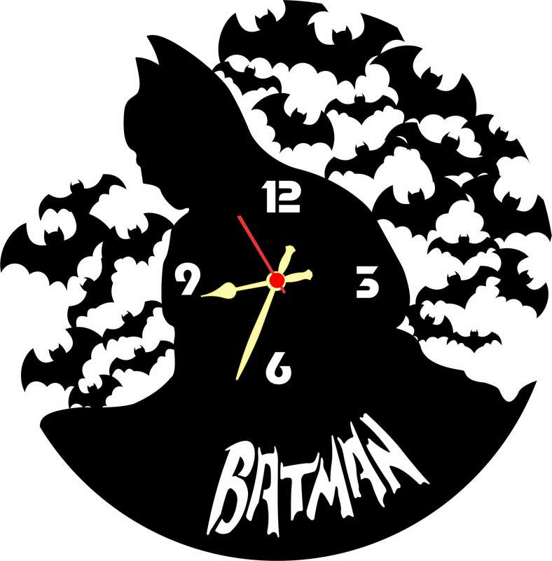 Batman Vinyl LP Wall Clock