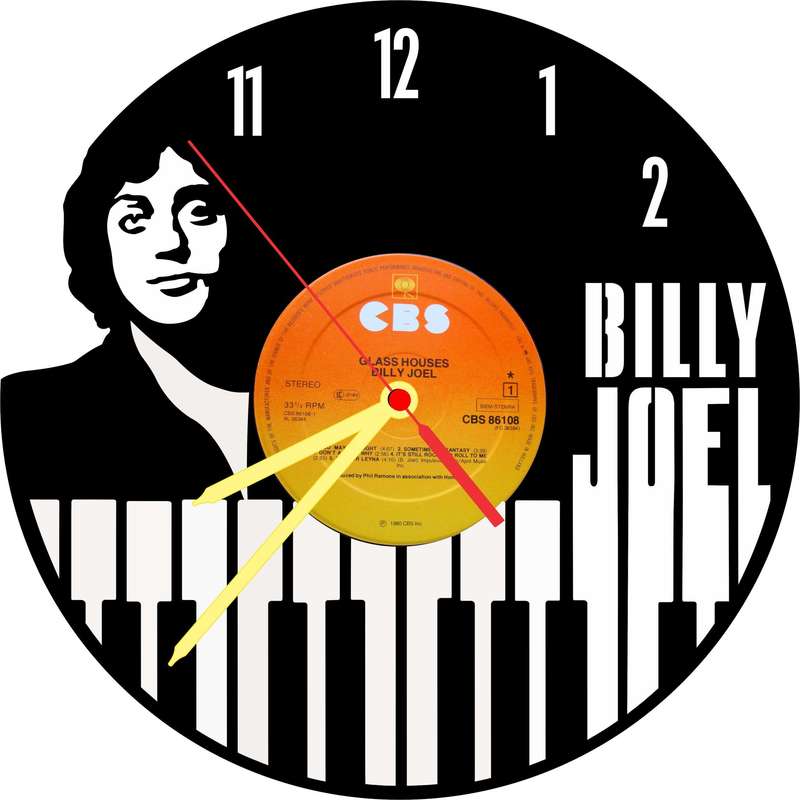Billy Joel Vinyl LP Wall Clock