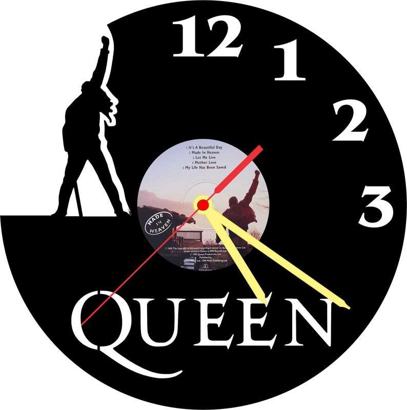 Queen Vinyl LP Wall Clock