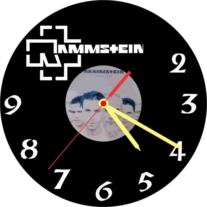Rammstein Vinyl LP Wall Clock