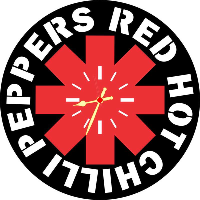 Red Hot Chilli Peppers Vinyl LP Wall Clock