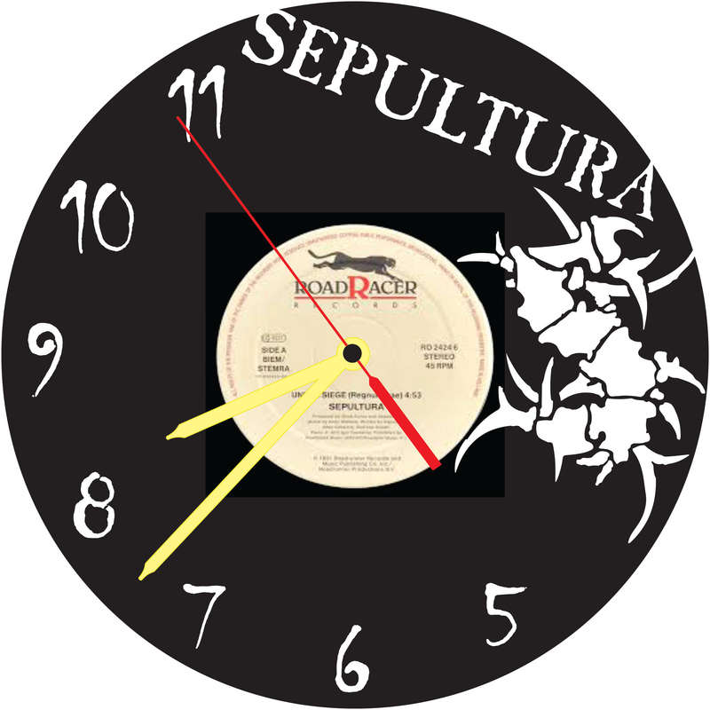 Sepultura Vinyl LP Wall Clock