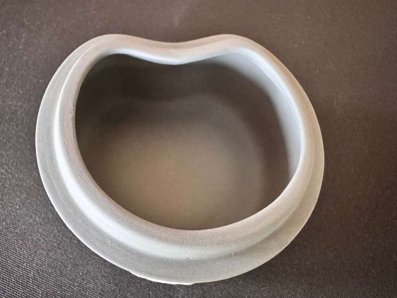 Rare Wedgwood Grey Jasperware Bean Box