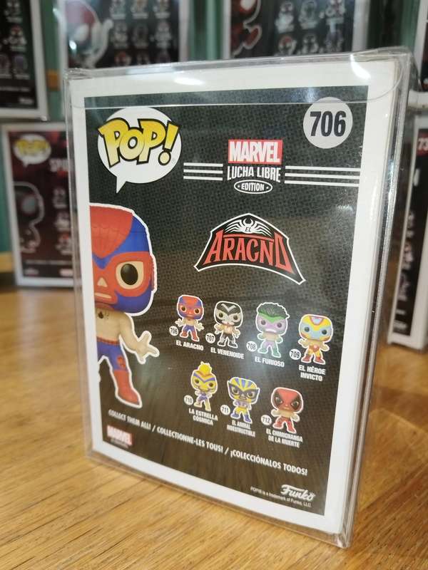 Marvel Spider-man Funko pop Lucha Libre Edition El Aracno #706