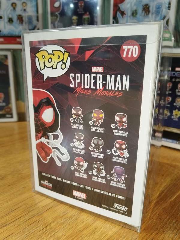 Spider-man Miles Morales Crimson Cowl suit Funko pop #770