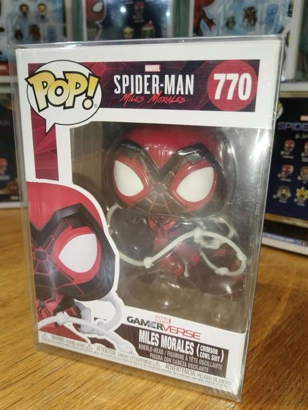 Spider-man Miles Morales Crimson Cowl suit Funko pop #770
