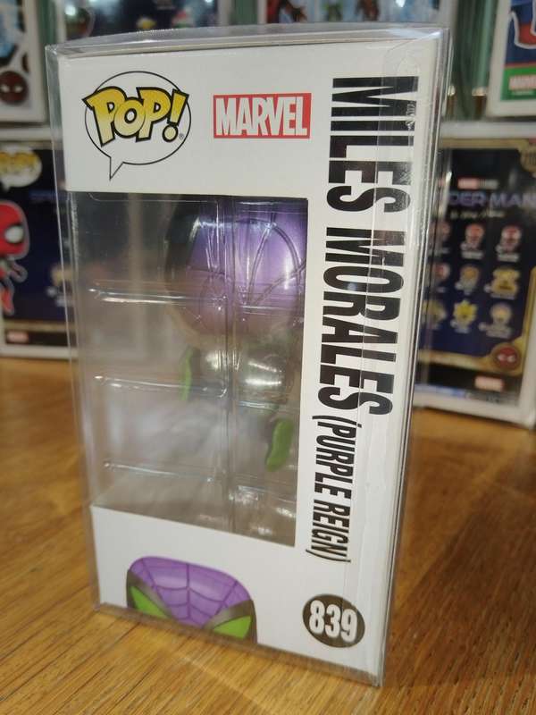 Spider-man Miles Morales Purple Reign Funko pop #839