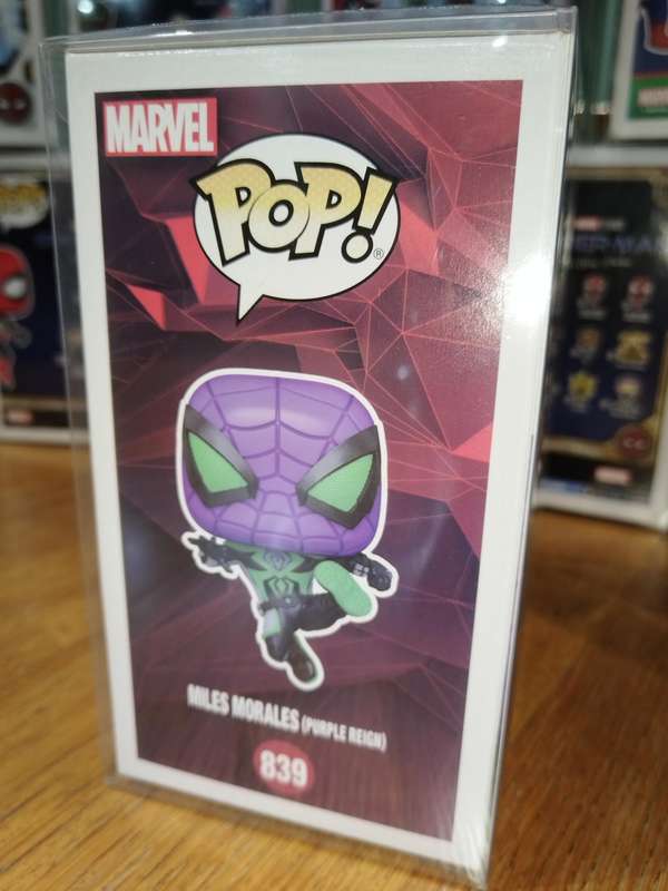 Spider-man Miles Morales Purple Reign Funko pop #839