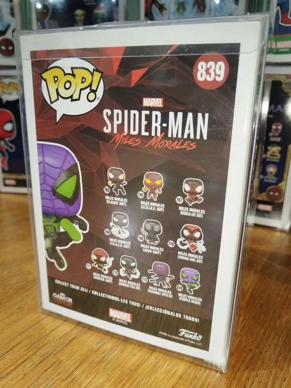 Spider-man Miles Morales Purple Reign Funko pop #839