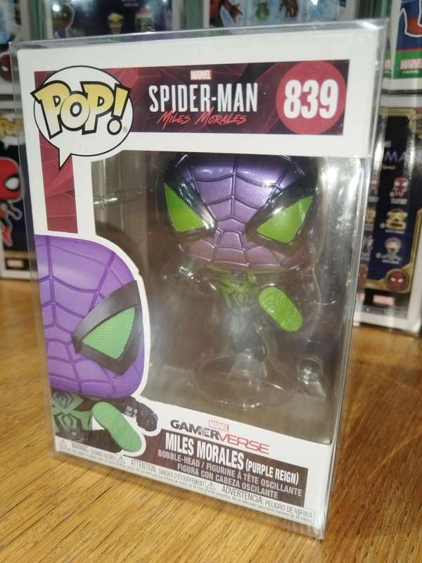 Spider-man Miles Morales Purple Reign Funko pop #839