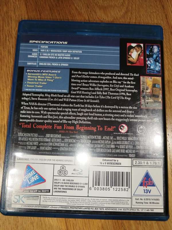 Armageddon (Blu-ray)