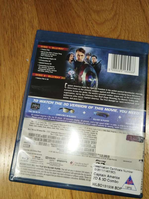 Captain America (2D & 3D Blu-ray)